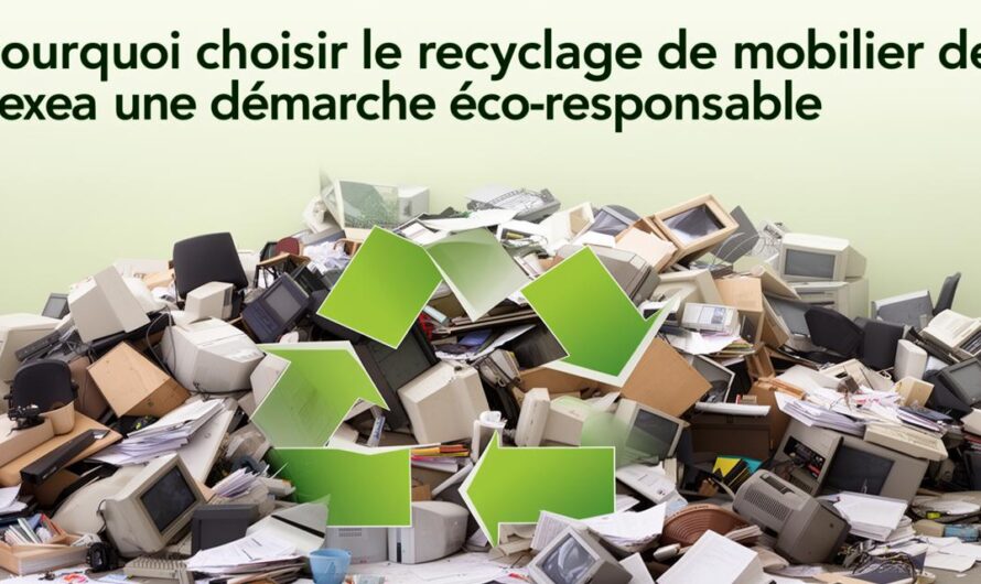 Pourquoi choisir le recyclage de mobilier de bureau pour une démarche éco-responsable